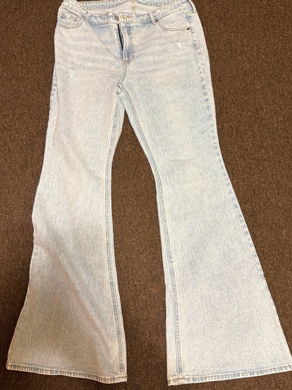 Old Navy Light Blue Flared Jeans